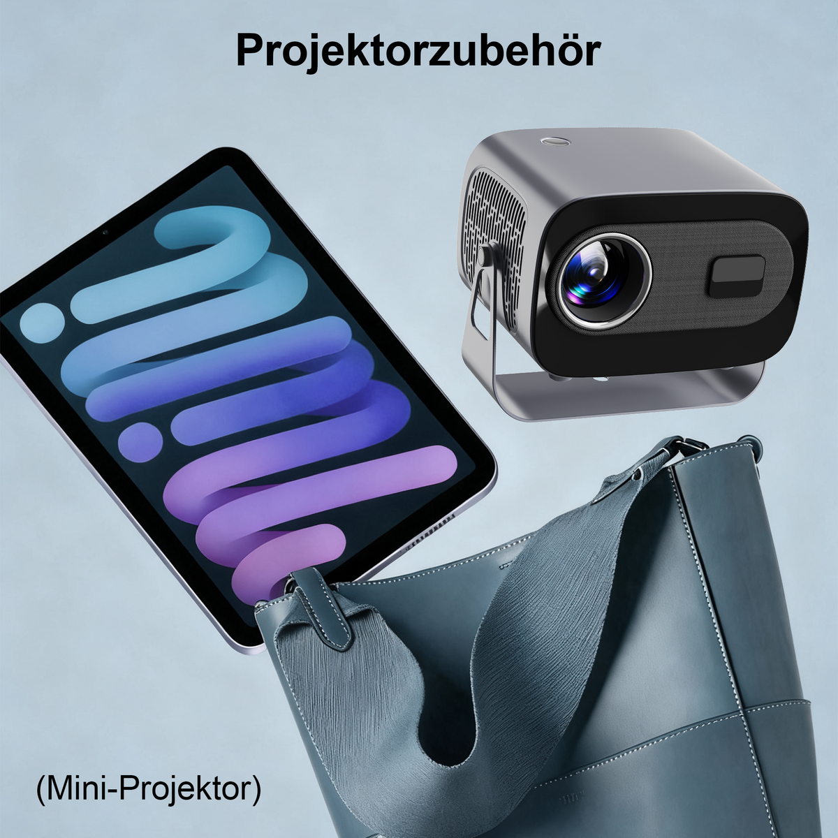 A10 Plus Smart Portable Projector | 1080P Home Theater, WiFi & Bluetooth